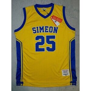 Headgear Classics Derrick Rose Simeon High School Jersey #25 Men's Size 3xl